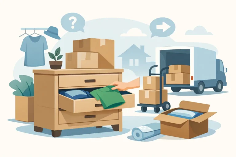 Can You Leave Clothes in Drawers When Moving?