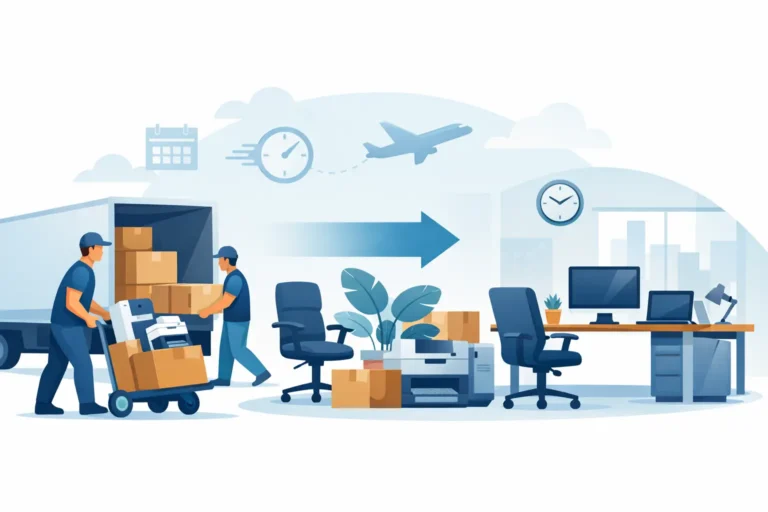 How to Move Office Equipment Without Delays