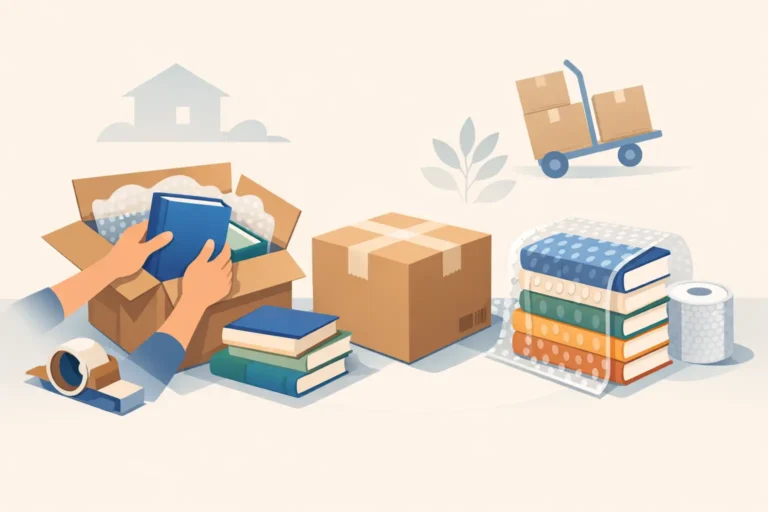 How to Pack Books for Moving Without Damage